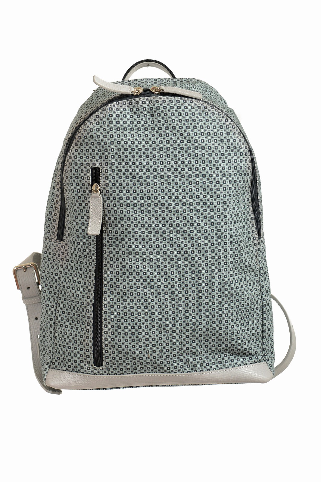 Dolce & Gabbana Unixes Multi-Color Patterned Leather Trim Backpack Bag