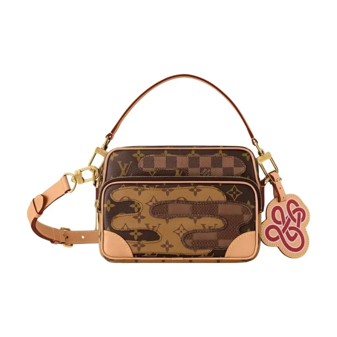 LOUIS VUITTON x Nigo Nil Monogram Landscape Crossbody Bag Men’s 9.8×4.3×6.9 in