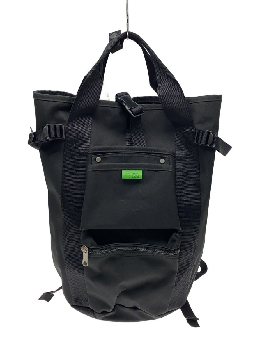Authentic PORTER Backpack Polyester Black 22cm Deep 45cm High 27cm Width