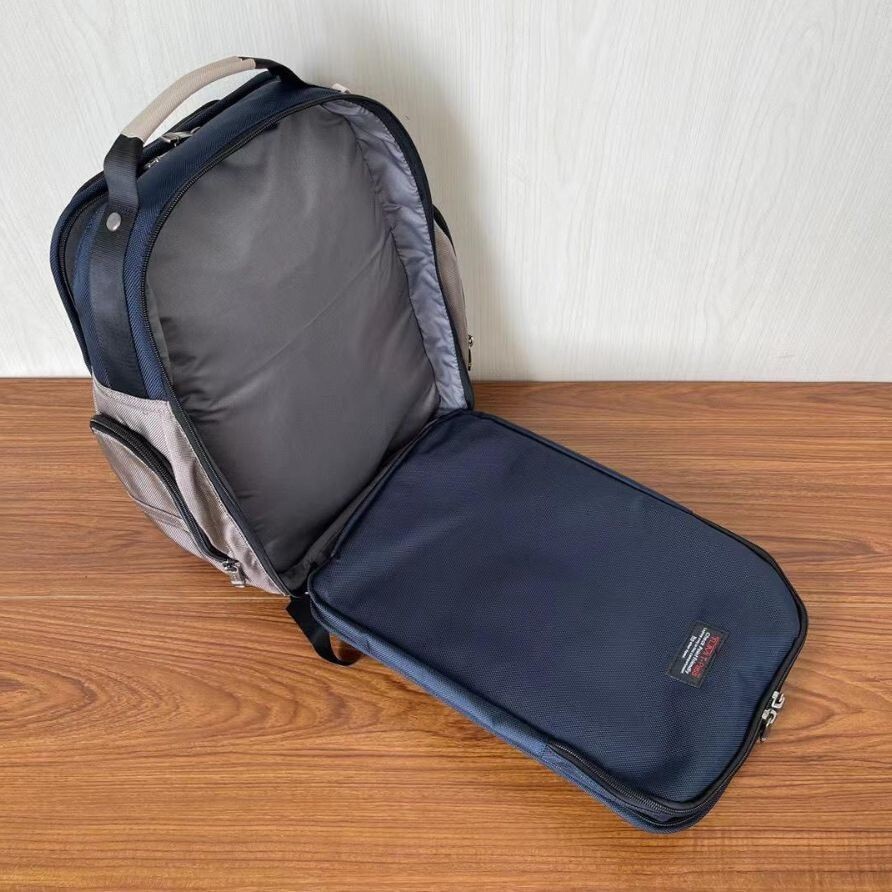 Tumi Alpha 3 Backpack Shoulder Bag Business Nylon Blue Brief pack Outlet New