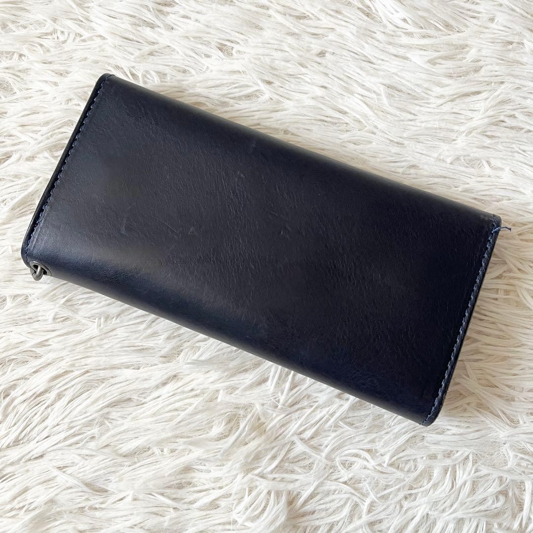 Toys McCOY Long Wallet Navy Black Double Snap Button Business Casual