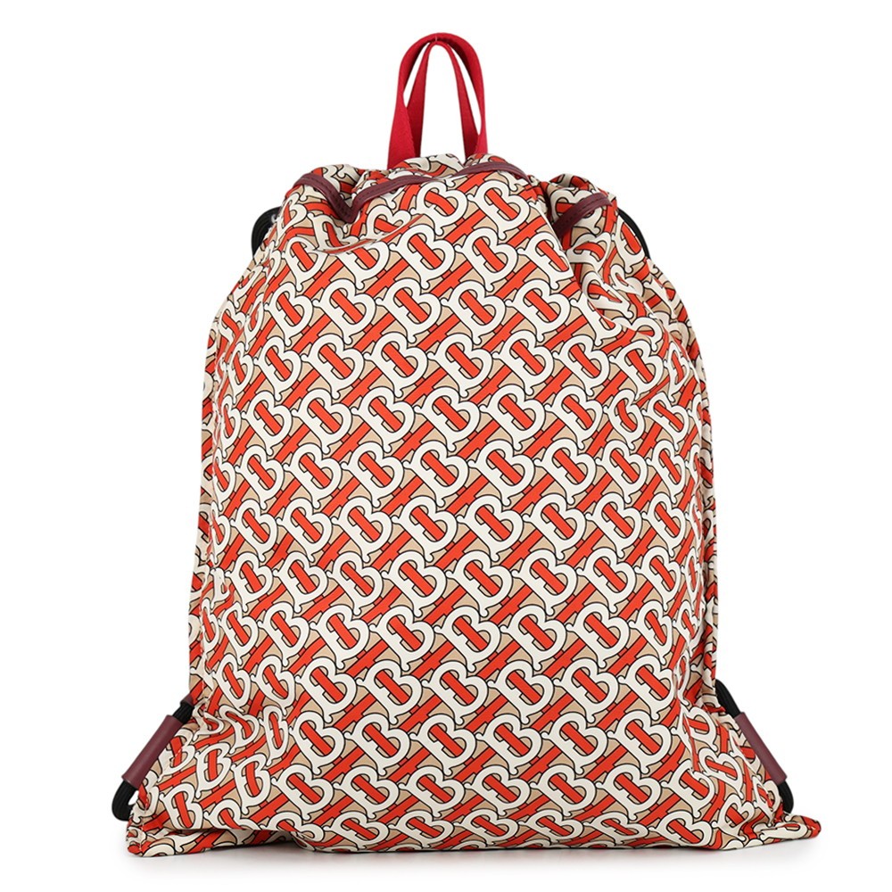 BURBERRY TB Logo Backpack Nylon Beige/Orange/White 8010741