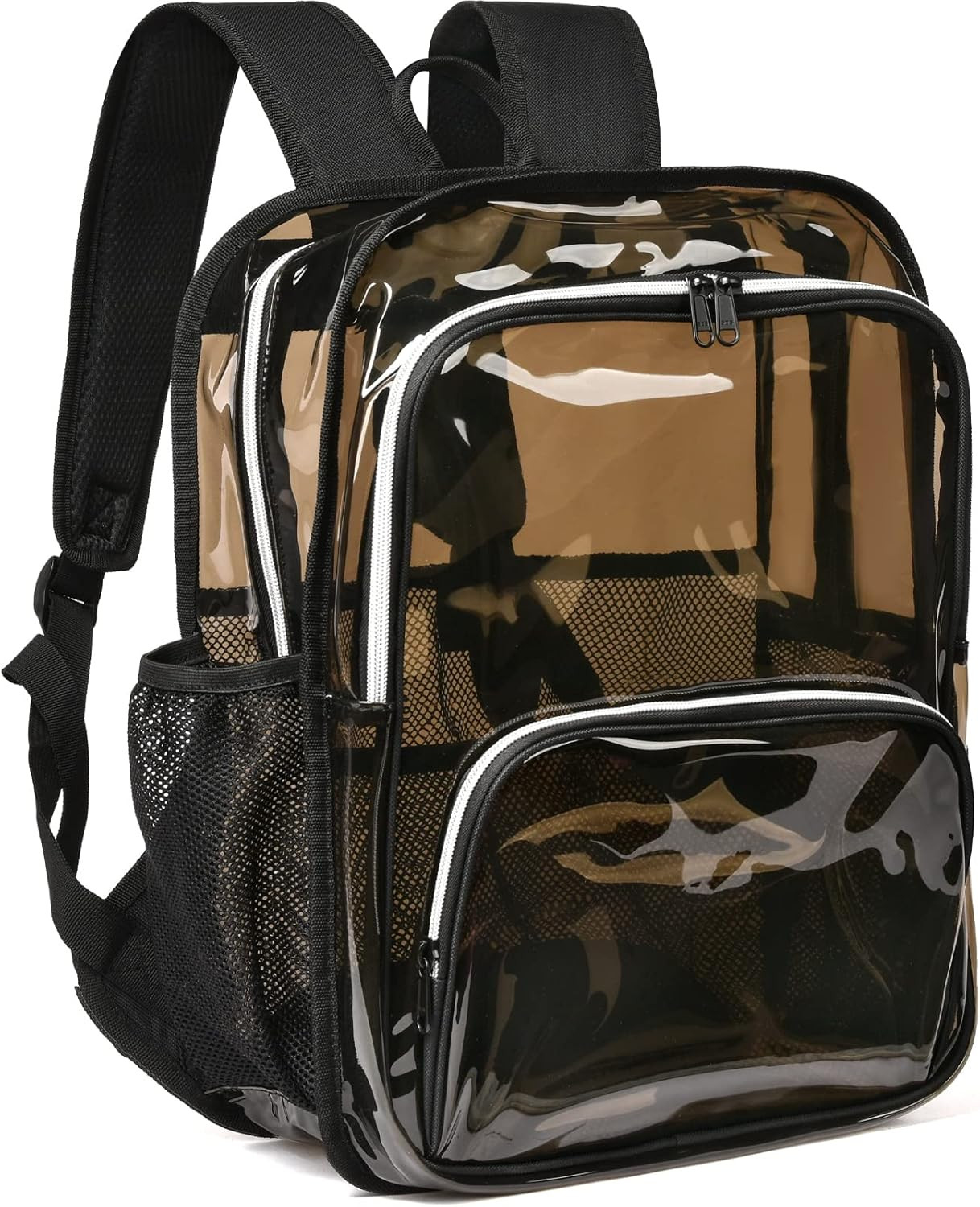 Clear Backpack, 15” Clear Backpacks for School Heavy Duty See through Bookbag A