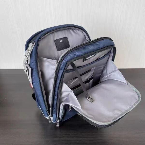 Tumi Alpha 3 Backpack Slim solutions Business Sports Nylon Navy / Gray Outlet