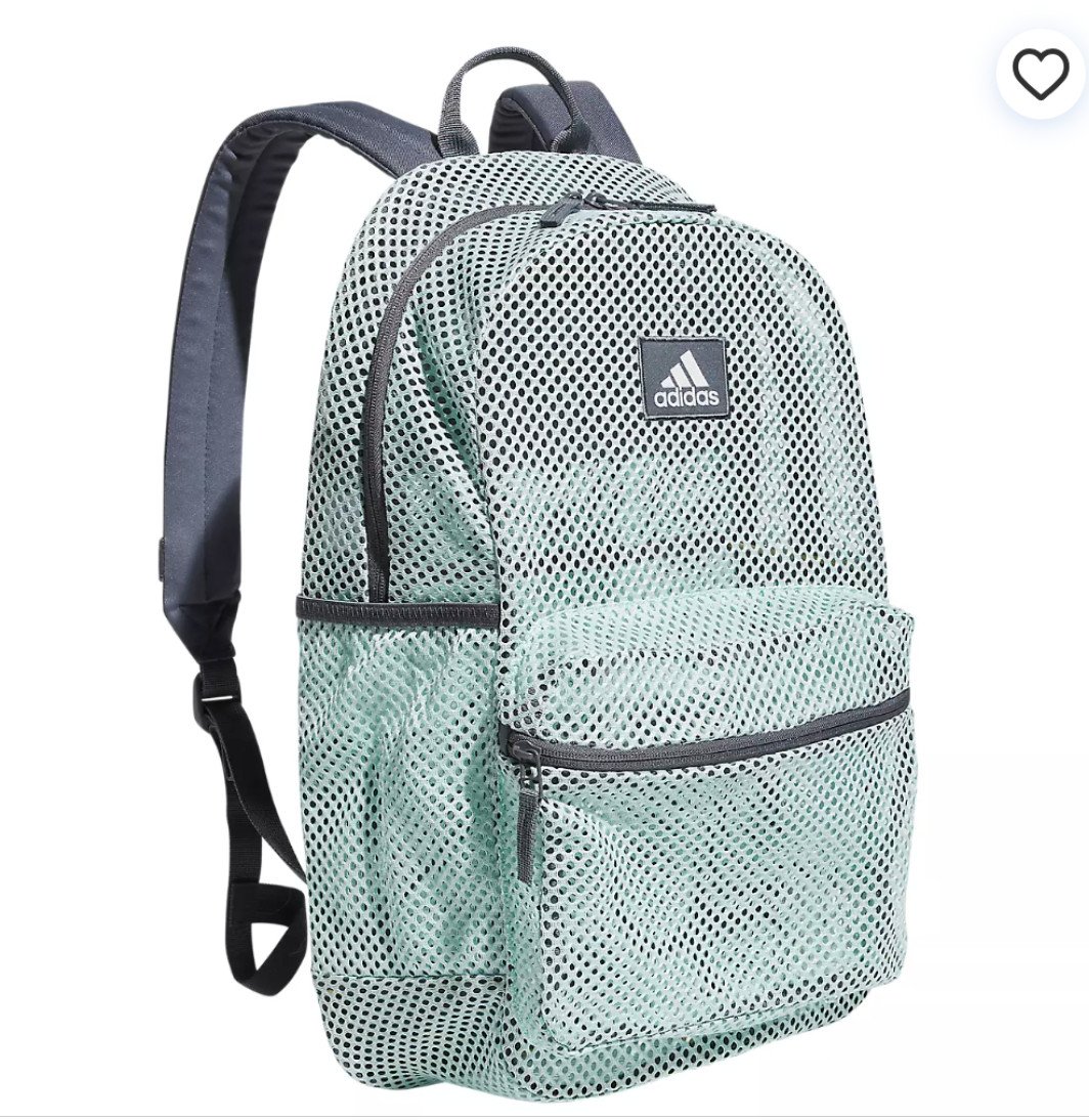 NEW Adidas Hermosa Mesh Backpack Brasilia Hustle Student Aqua