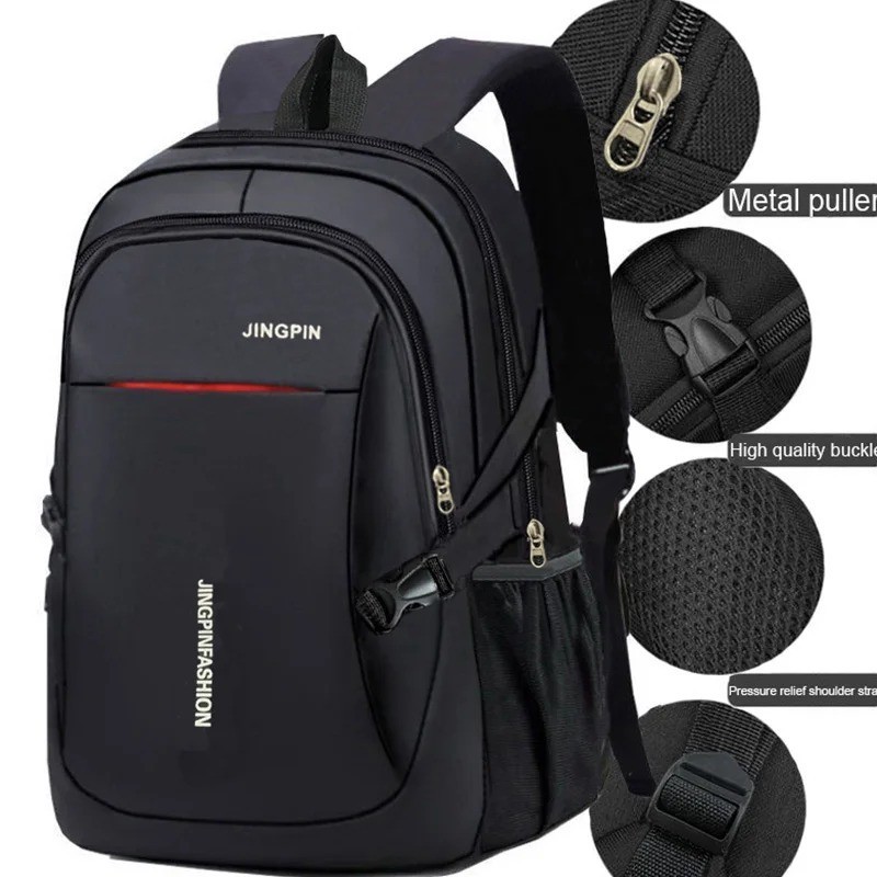 Canvas School Backpack Large Capacity Laptop Travel Rucksack Book Bag Students