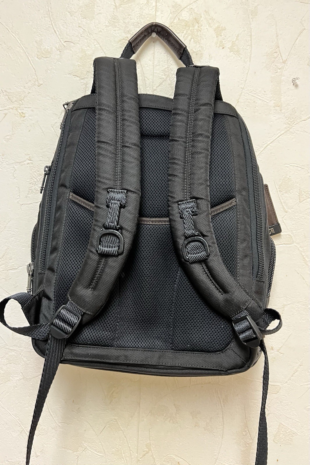TUMI Parrish 16.0” Ballistic Nylon Backpack – Black/Brown