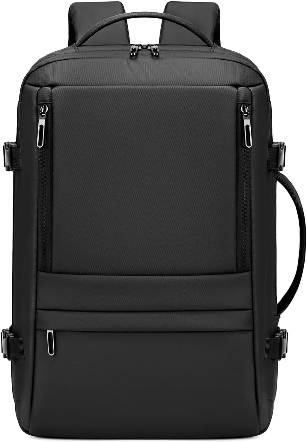 Carry On Travel Backpack Flight Approved for Men Women, Black | Expandable, Busi