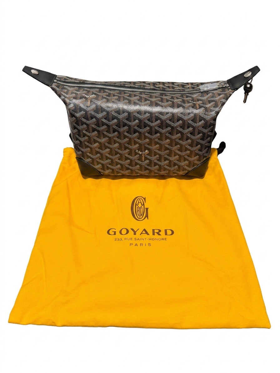 Goyard Black Bowling 25 Toiletry Bag