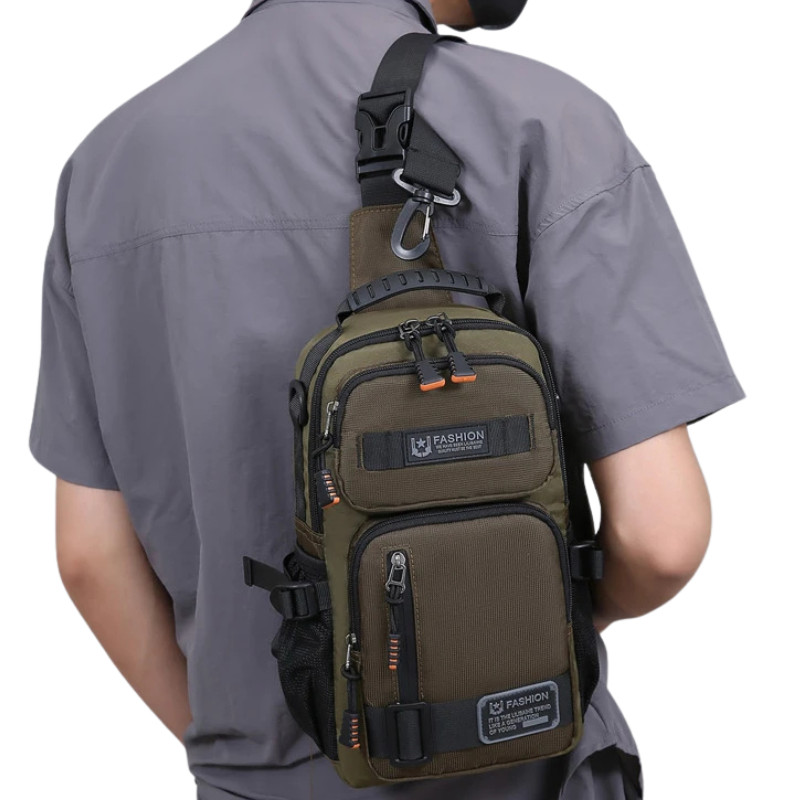 Fashion Men Waist & Chest Crossbody Bag High Quality Casual Bag