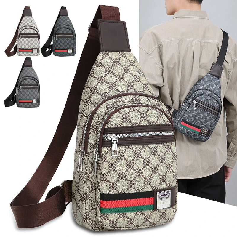 Men’s Multifunction Messenger Bag Shoulder Cloth Chest Bags Crossbody Casual