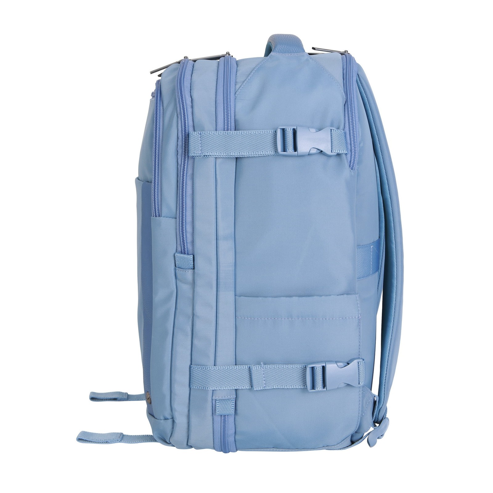 Blue Shadow 18″ Nylon Travel Backpack with 15″ Laptop Sleeve — EUC!