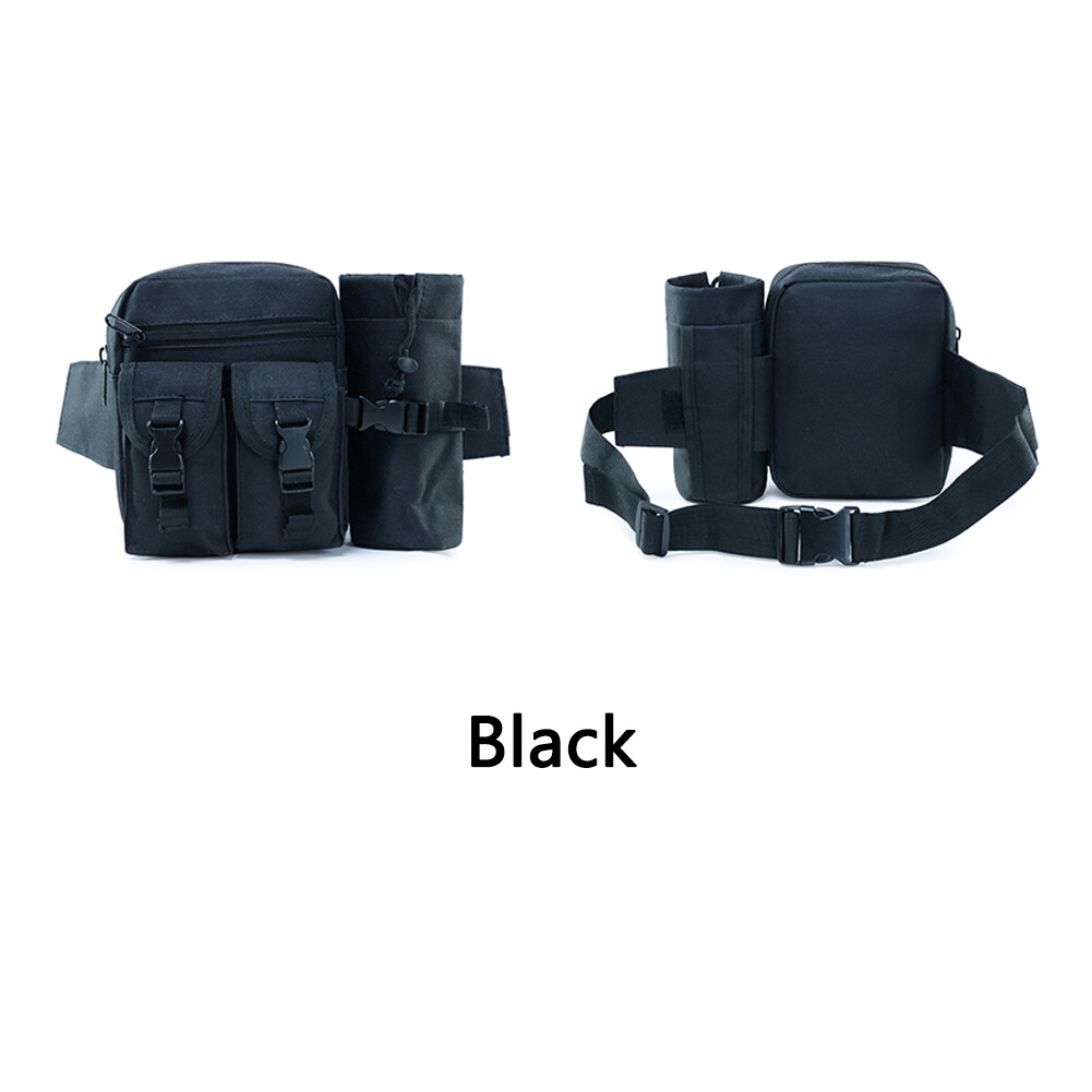 Tactical Waist Bag Military Fanny Pack Men Utility Bag with Water Bottle Holder