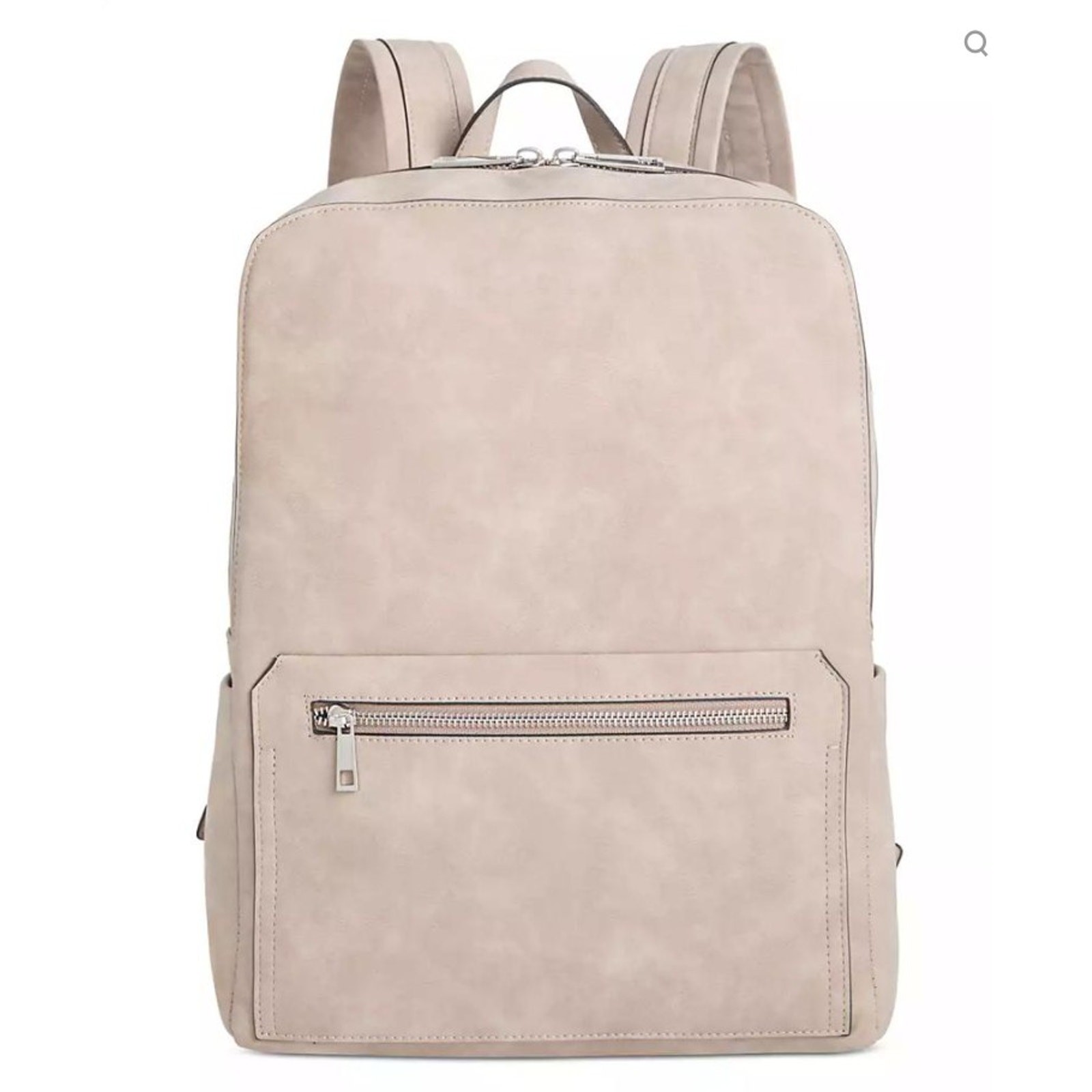 Alfani Men’s Backpack Adjustable Backstrap, Zip Closure Medium Beige NEW