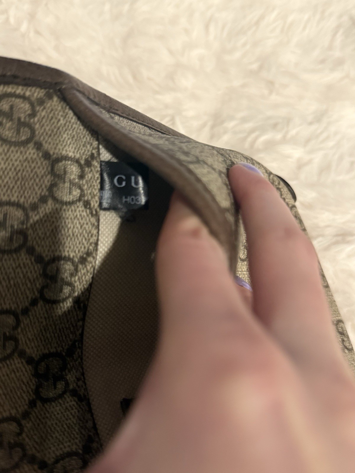 Gucci GG Pattern Belt Bag Beige Brown Green Red Web Strap Buckle Closure