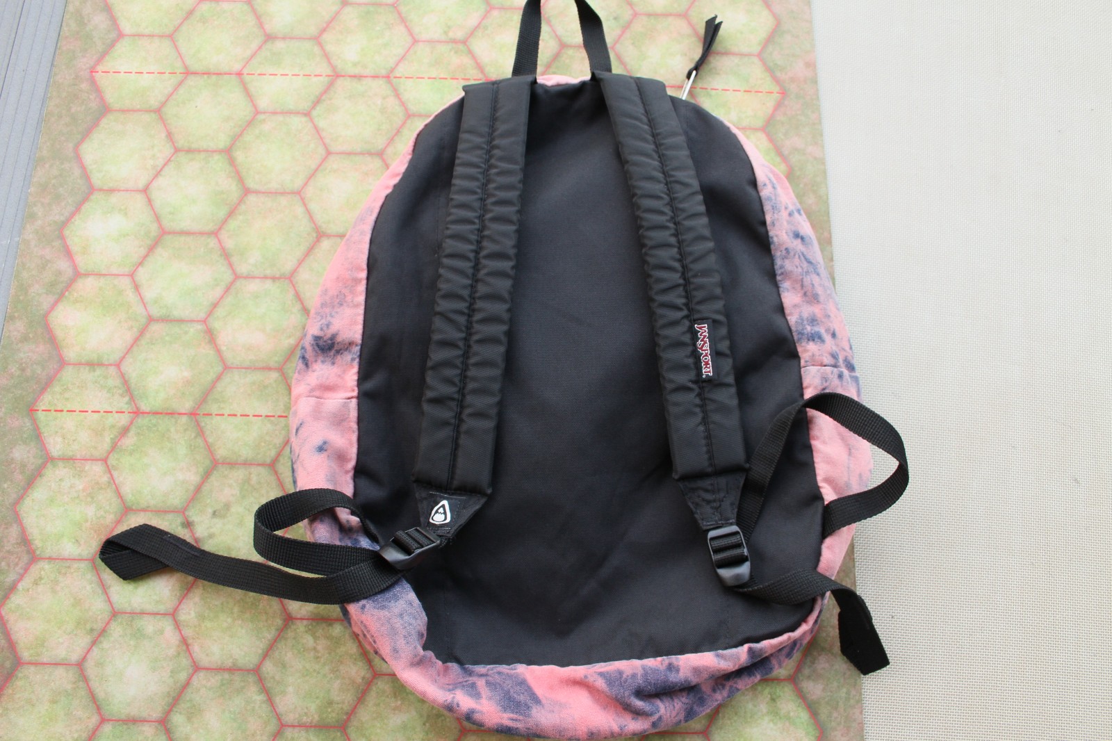 Vintage Jansport Backpack Dapack -Blue Pink Dyed -Retro Y2K 90s