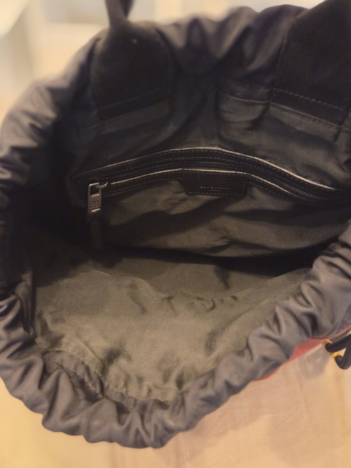Givenchy Unisex Backpack Black Leather