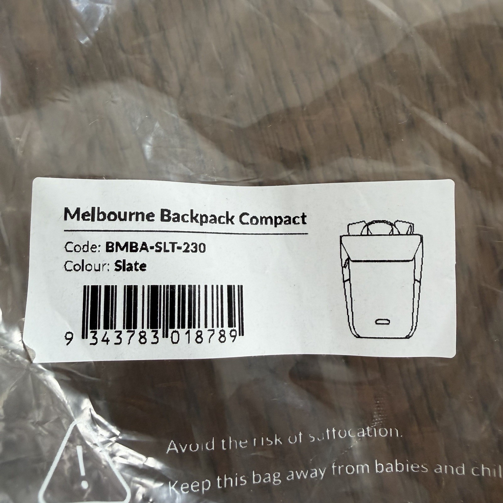 Bellroy Melbourne Backpack 13L Slate BNWT Laptop Bag Work Travel Daypack