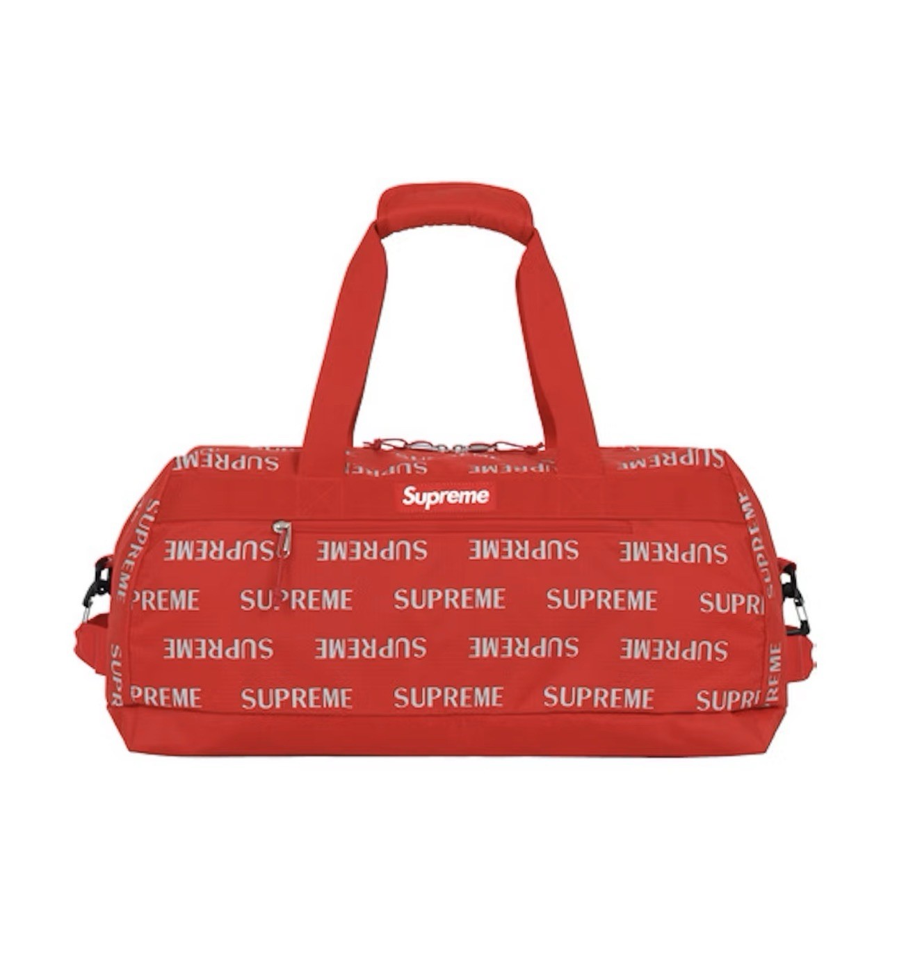 Supreme 3M FW16 Reflective Repeat Duffle Bag Red