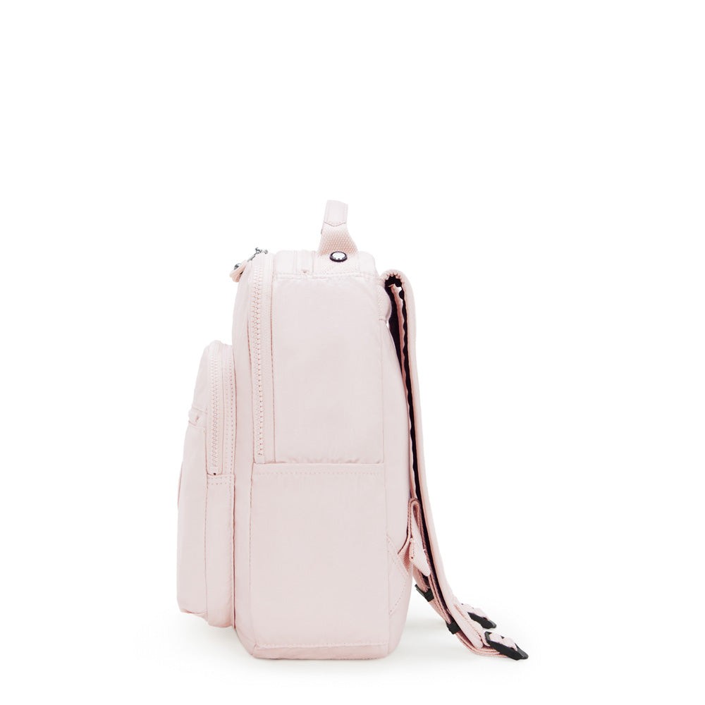 Kipling Seoul Go Small Laptop Backpack Pink Shine One Size U1