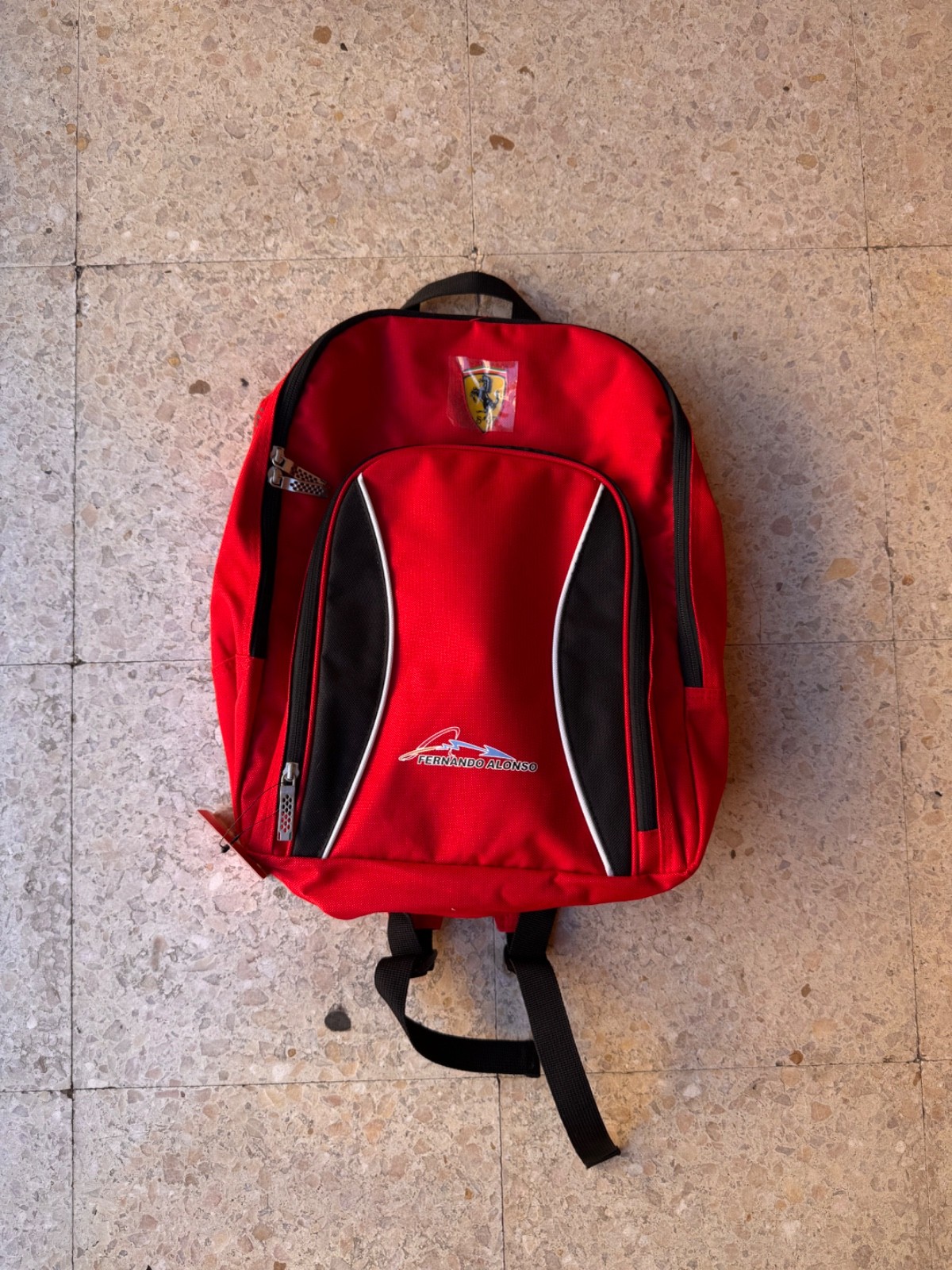 VTG Scuderia Ferrari Formula One Team Fernando Alonso Racing Backpack