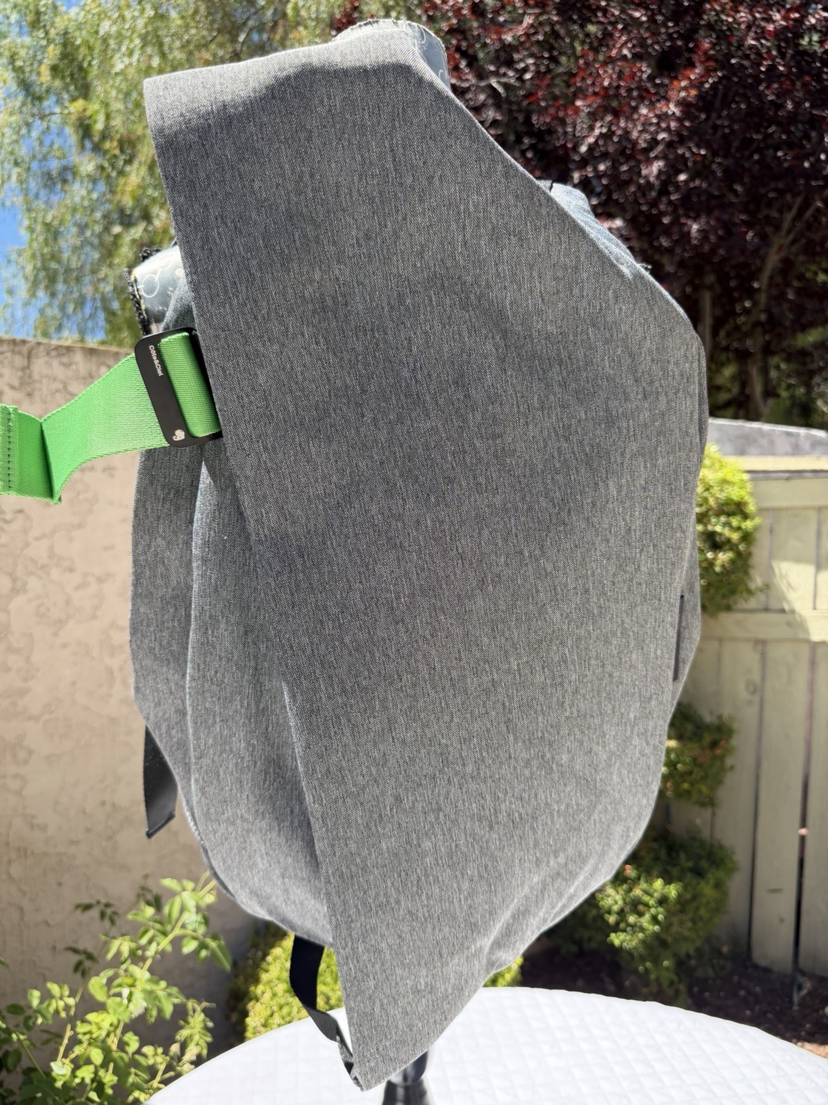 Cote & Ciel Isar Rucksack Evernote Limited Edition Grey Green Backpack Sz Medium