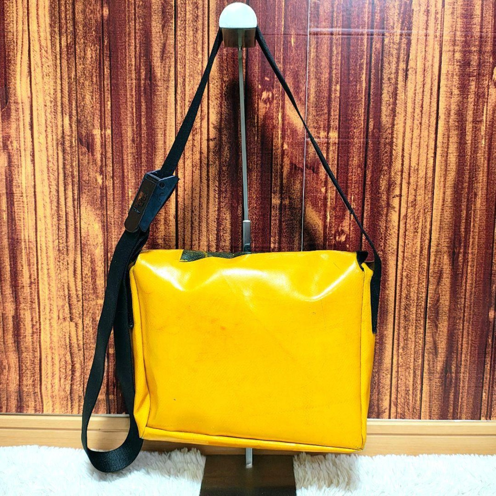 FREITAG F11 LASSIE Messenger Shoulder Bag Yellow Black Red Unique Design Japan