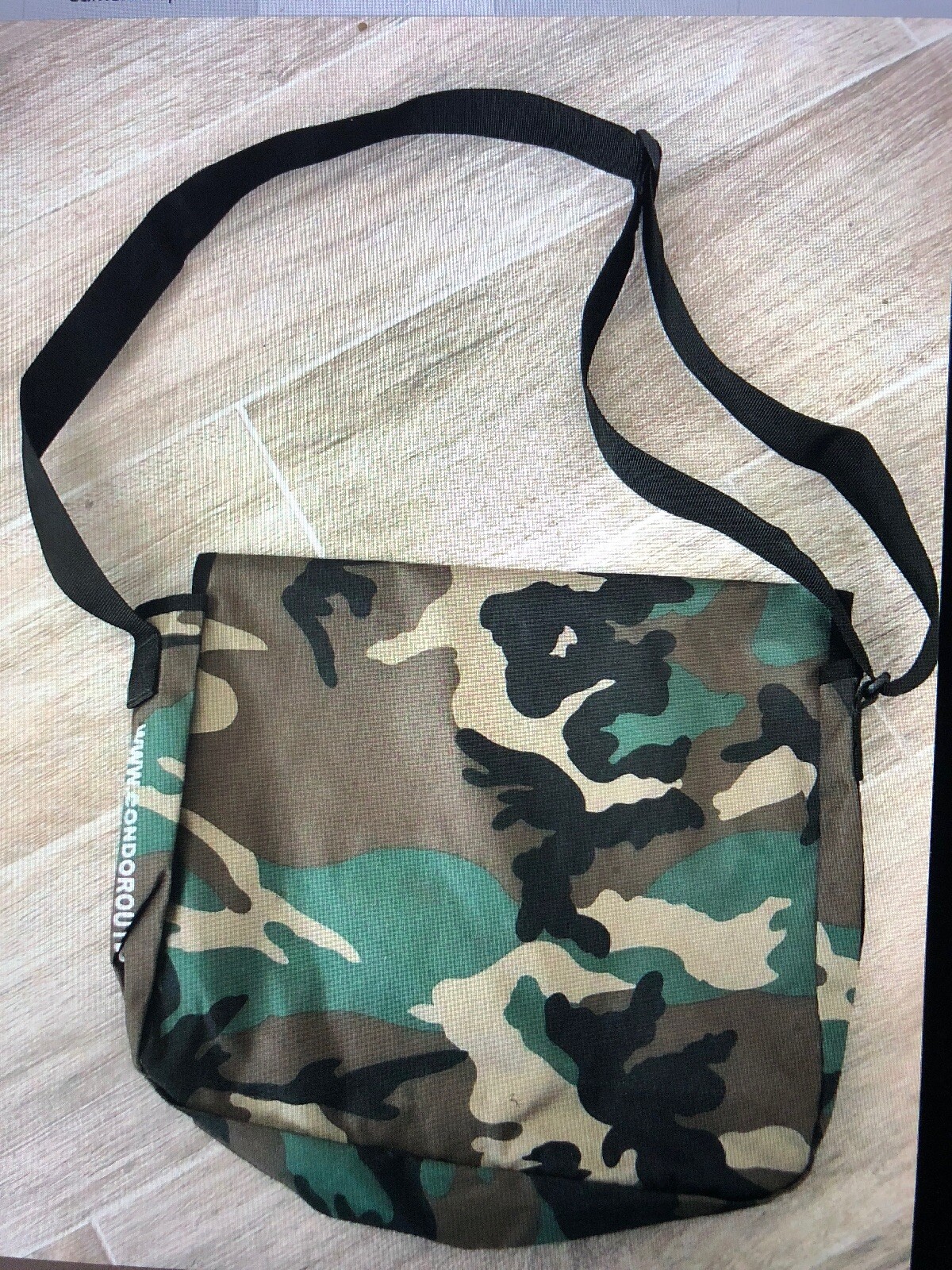 Condor Tactical Messenger Bag Gray aurbam Camo Light Laptop Pack New