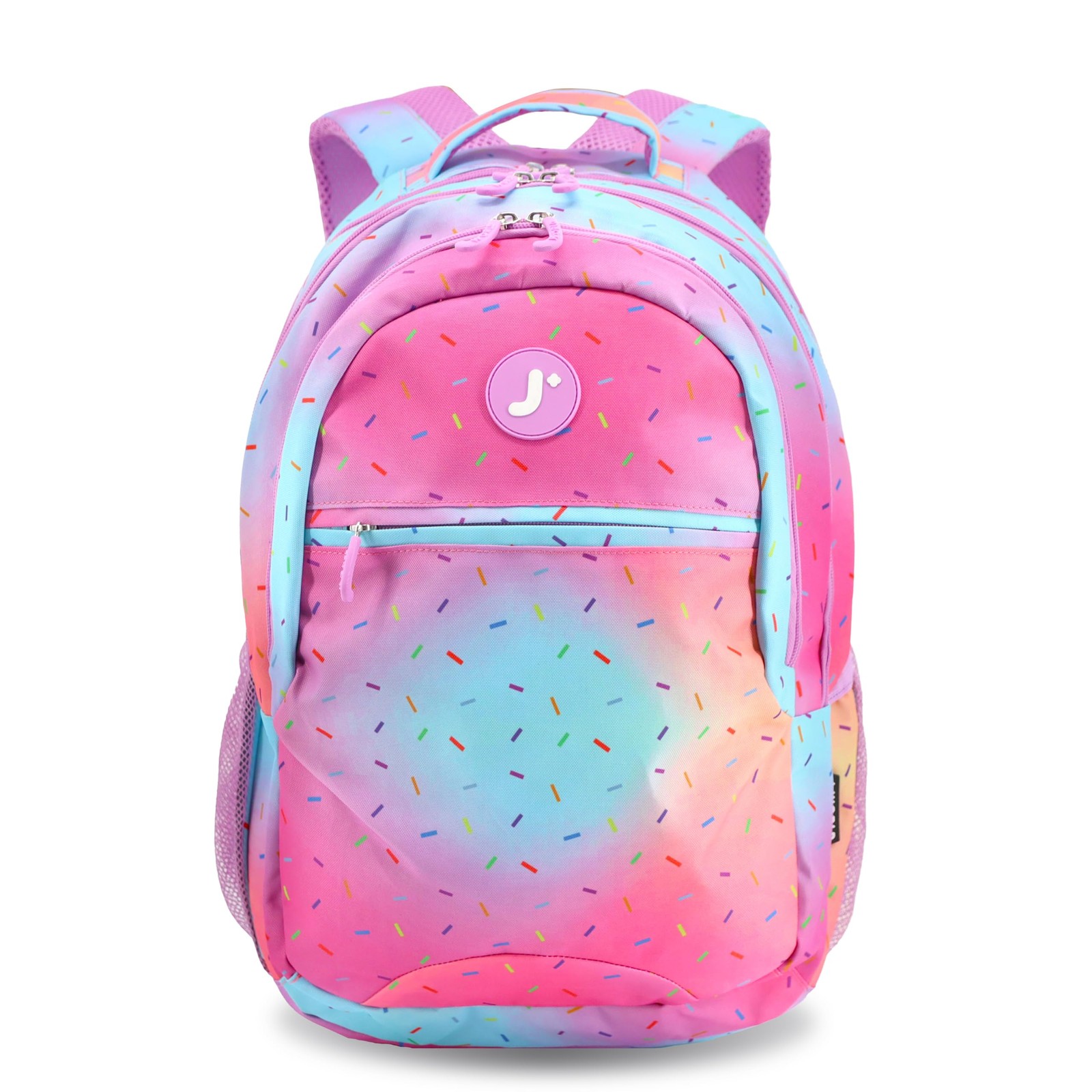 J World Cornelia Middle School Girls Backpack Women Laptop Bookbag Confetti