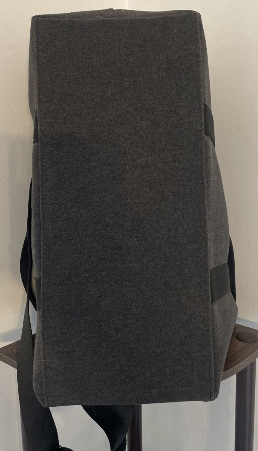 Coach Fragrance Gray Black Duffle Bag Duffel Travel Gym Tote Zip Weekender A1-2