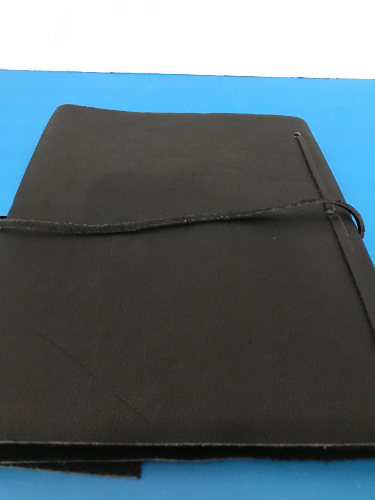HAND MADE PREMIUM LEATHER BLACK JOURNAL 11 3/4′ x 9 1/2′