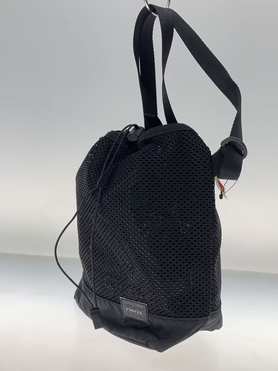 PORTER SCREEN Drawstring Bag Pouch Nylon Black