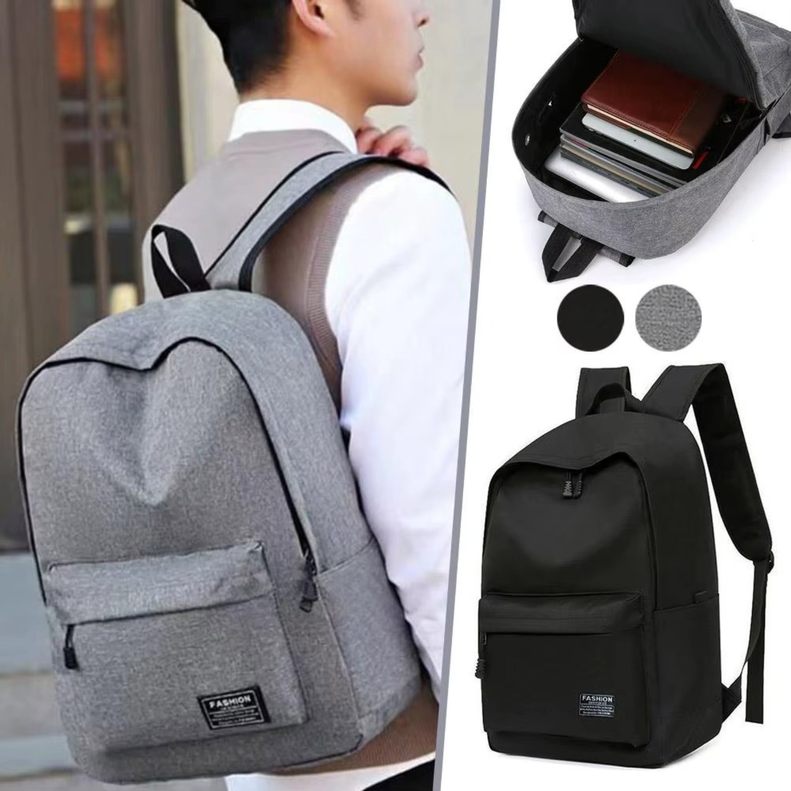 Large Capacity Laptop Backpack School Travel Bookbag College Student Bag