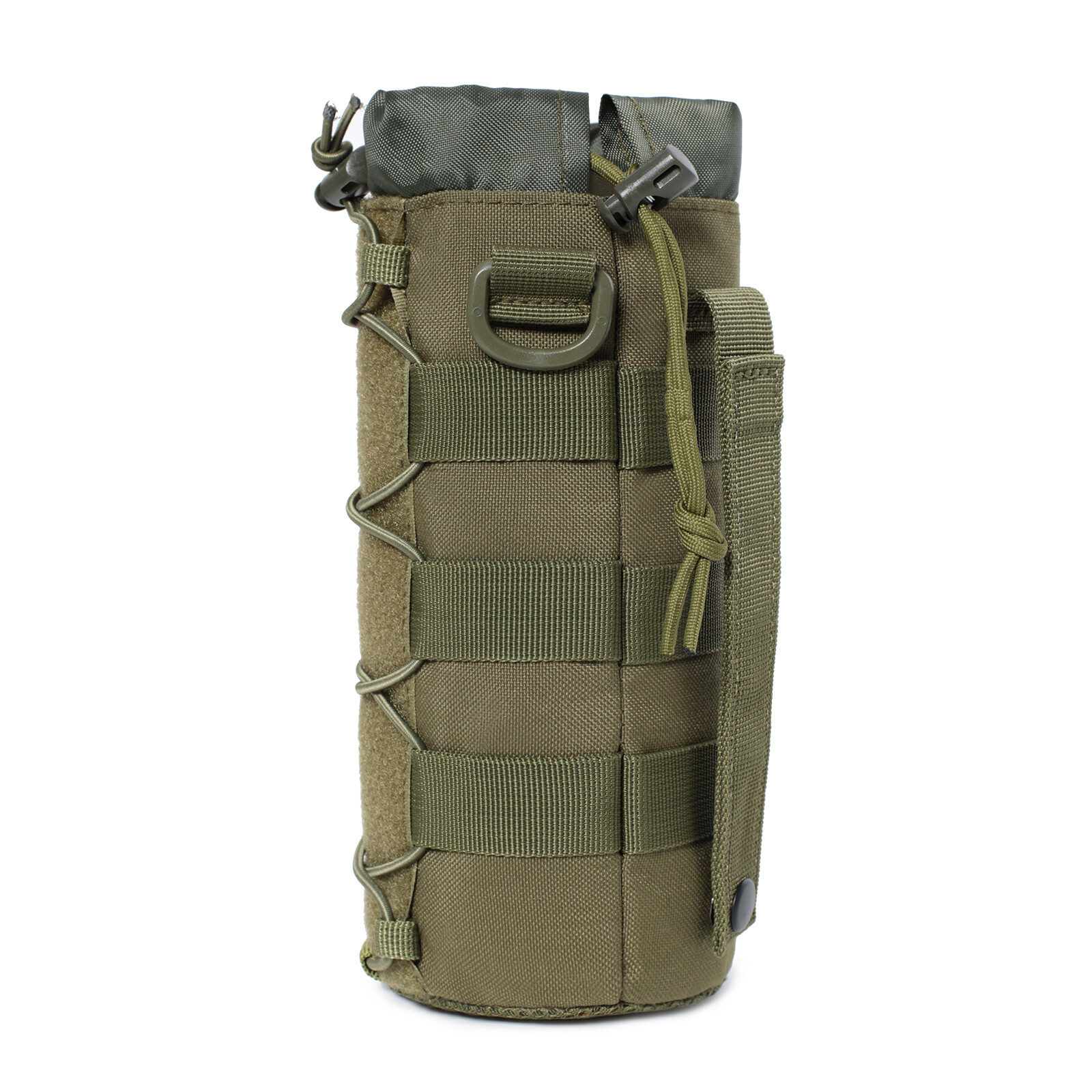 Tactical Molle Water Bottle Pouch Holder Outdoor Men’s Kettle Carrier with Strap