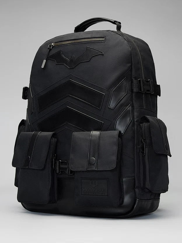 Batman Stealth Black Backpack Utility Gear Bag Limited Edition Travel/Laptop Bag