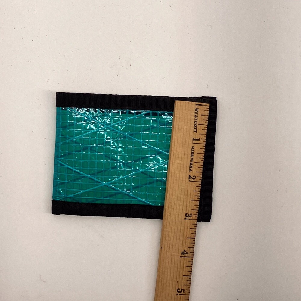 Minimalist Ultra Light Weight Wallet LTR Bright Green Technical Fabric