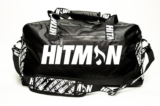 Hitman Runner Duffle, 3M reflective Hitman print interior and exterior