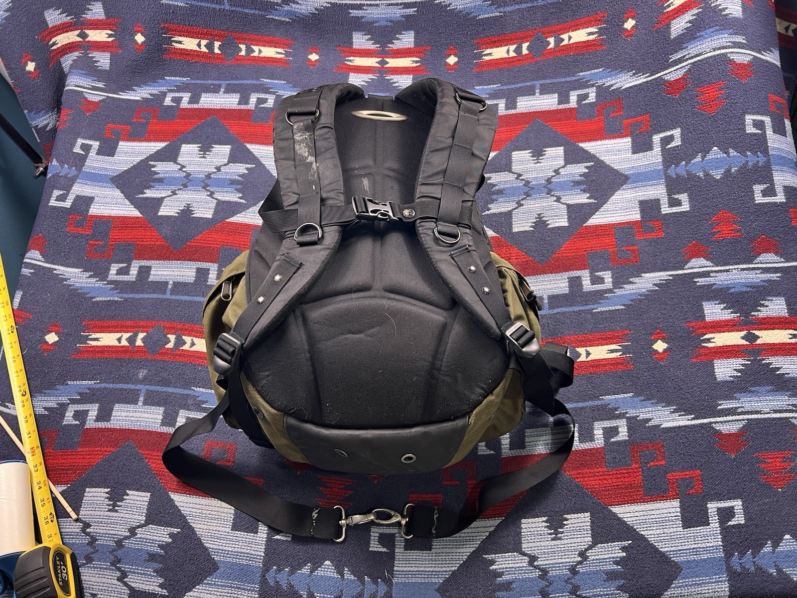 Vtg Oakley Icon Backpack Tactical 90s Y2K USA Software Carry On Olive 2.0 3.0