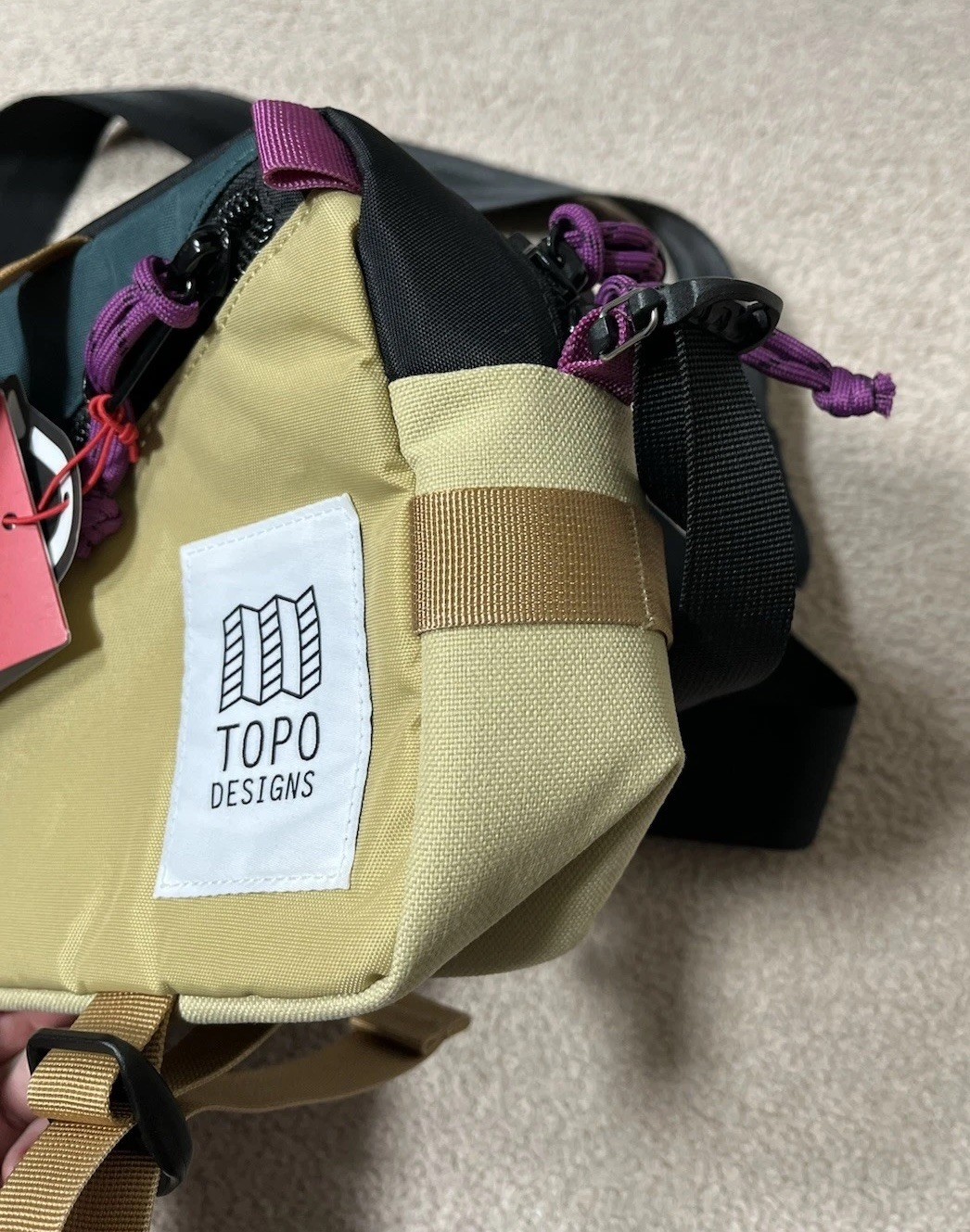 Topo Designs Quick Pack Shoulder & Waist Bag 7L Hemp Botanic Green NEW TAGS