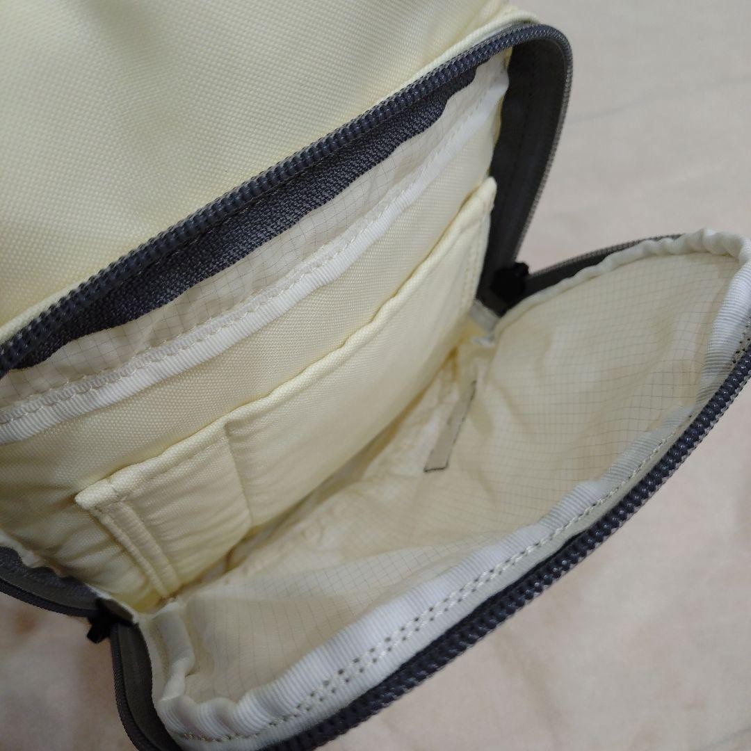 Authentic Porter Flash Shoulder Bag White 18cm x 32cm x 6cm Excellent Condition