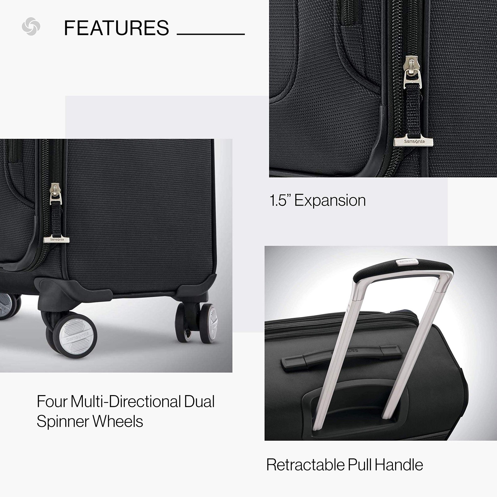 Samsonite SoLyte DLX Carry-On Expandable Spinner 20 Inch U4