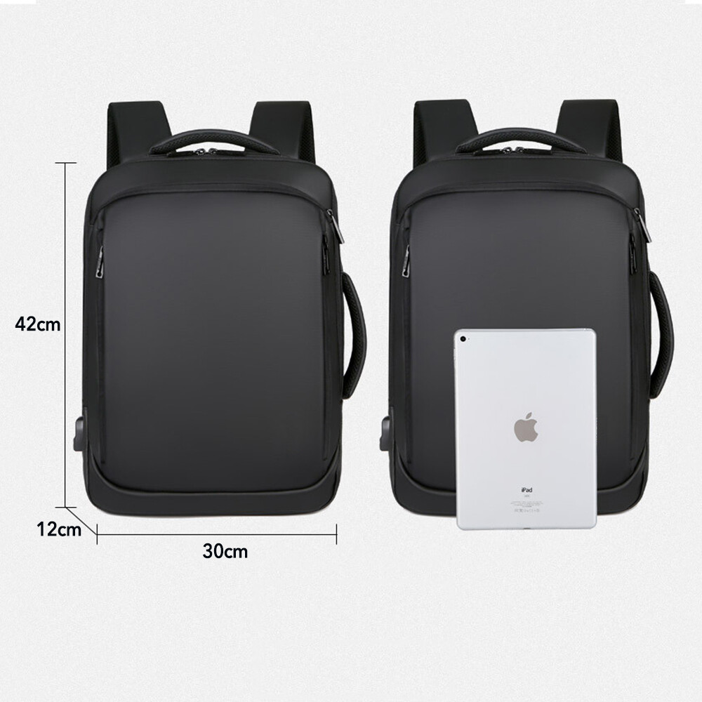 Men Backpack Anti-theft School Bookbag Travel 15.6″ Laptop Bag Rucksack USB Port