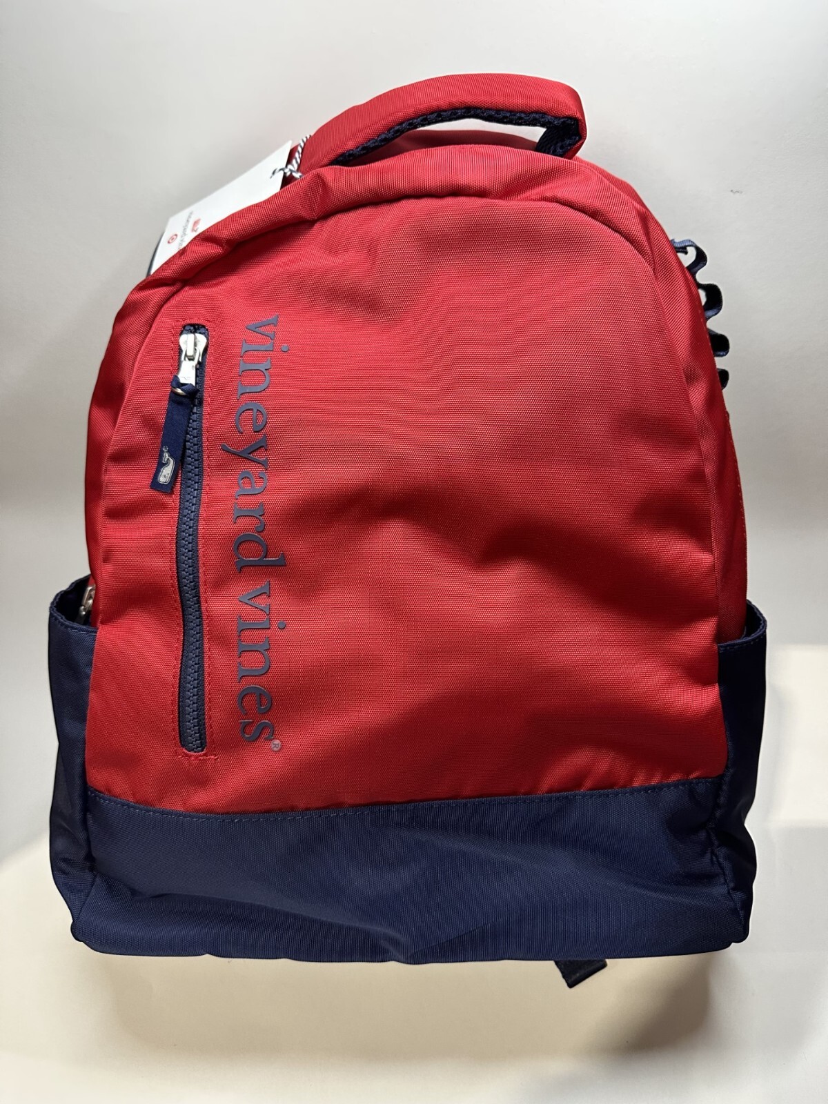 Vineyard Vines Red and Navy Backpack School Lounge Bag Ltd Edition Medium Size