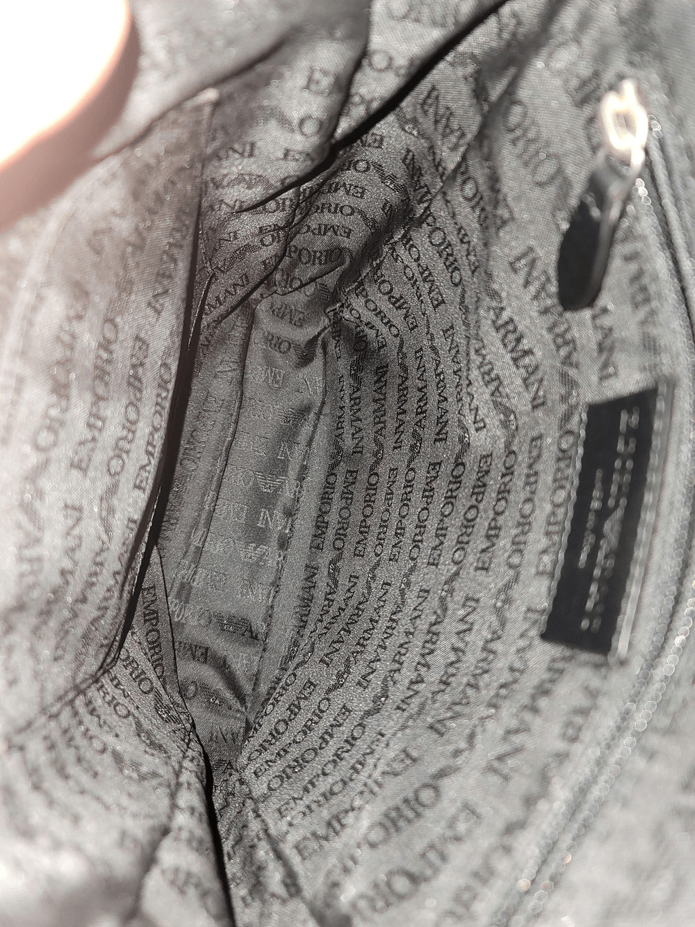 Emporio Armani Black Mens Crossbody Messenger Bag