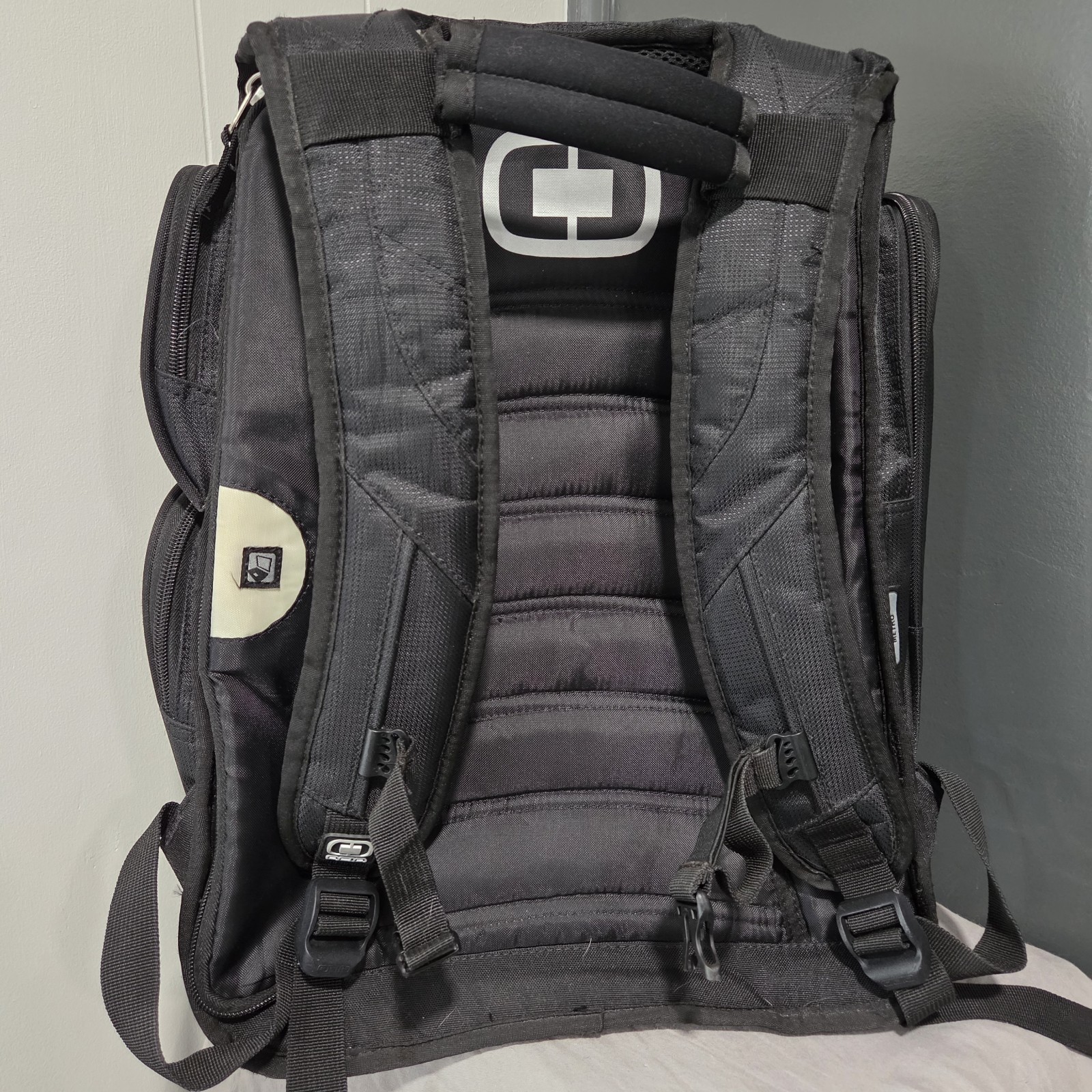 OGIO Metro Street Tech Specs Backpack Black AB Logo NWOT Laptop Travel Work Bag