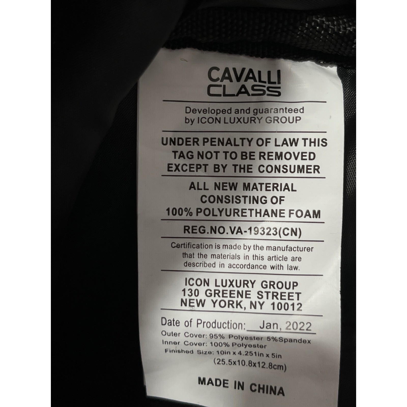 Cavalli Class Mens 10″ Dopp Kit Toiletry Bag Black OXV10CSB049 Travel Case NEW
