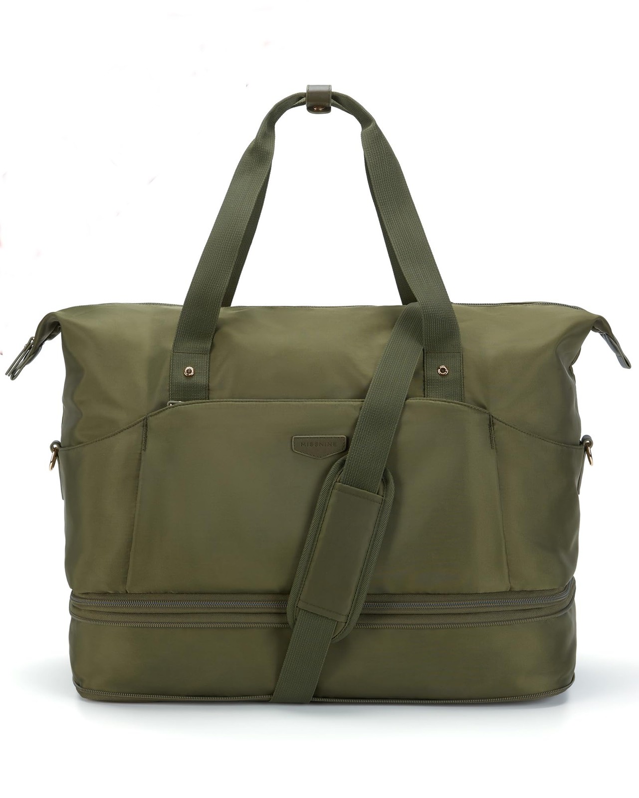 Weekender Bag for Women, Foldie Travel Bag Expandable with Shoes Compartment …