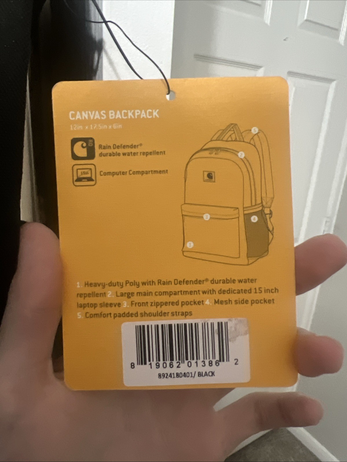 Carhartt CT89241804 Backpack – Black