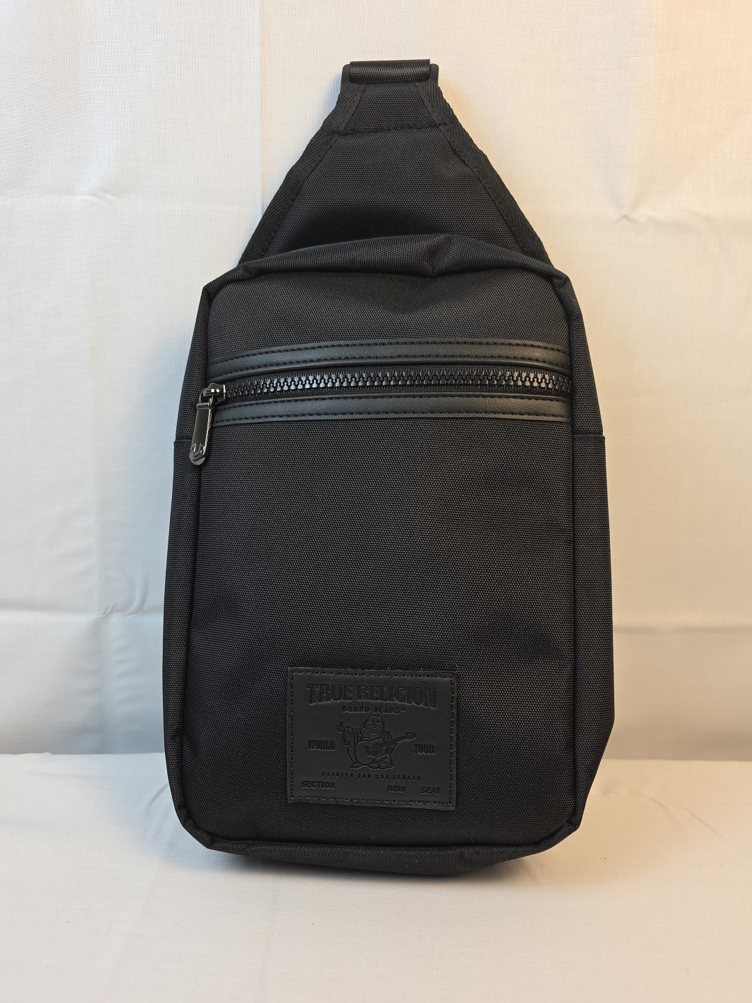 True Religion Buddha Patch Unisex Black YETA 2.0 Crossbody Bag TR104144 New
