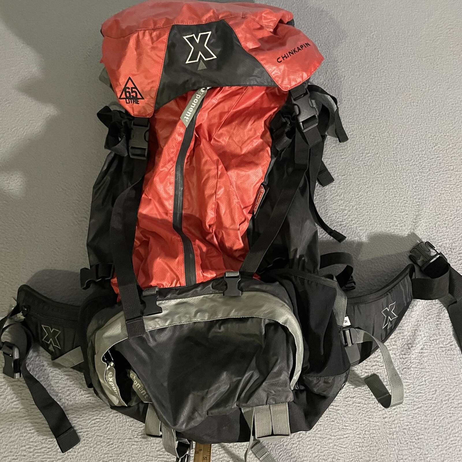 Coleman 65 Liter Internal Frame Backpack Hiking Camping Chinkapin Exponent